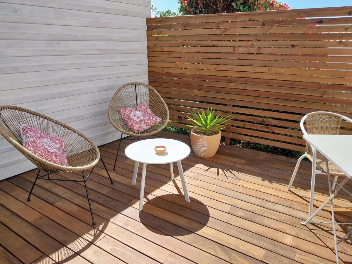 Studio Cocon Enea Bidart, Terrasse Et Parking Esterno foto